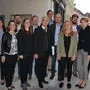 Politiker und Jurymitglieder mit den künftigen Betreibern der geförderten Geschäfte in der Wolfsberger Innenstadt