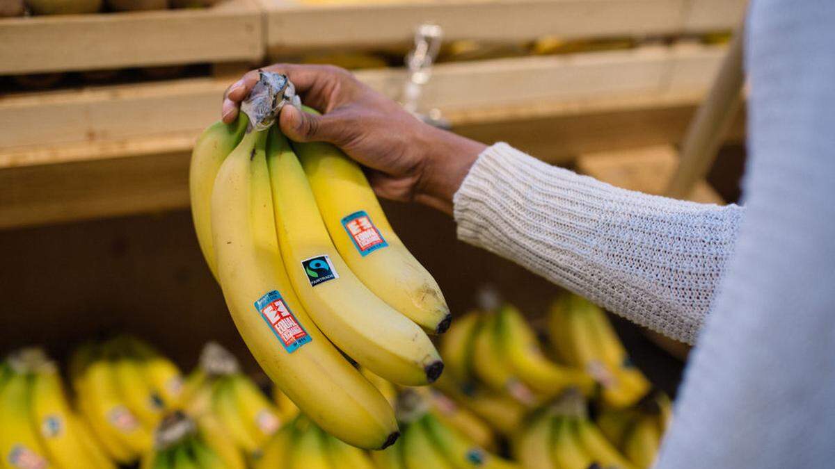 Mit der Banane hat Fairtrade einen Marktanteil von 28 Prozent in Österreich