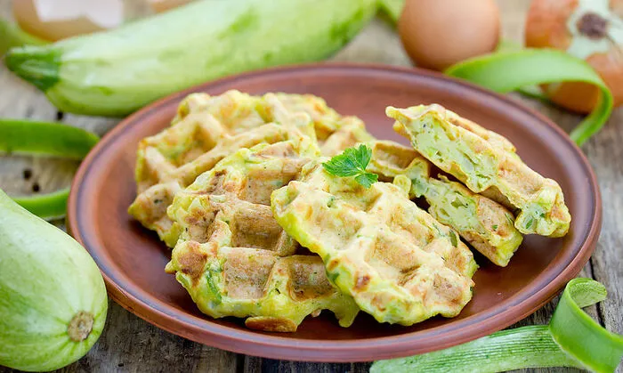 Zucchini-Waffeln? Warum nicht!