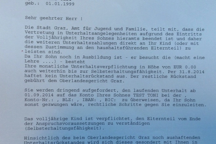 ". . . hieramts beendet": Statt Textwüste und Bürokratensprache. . .