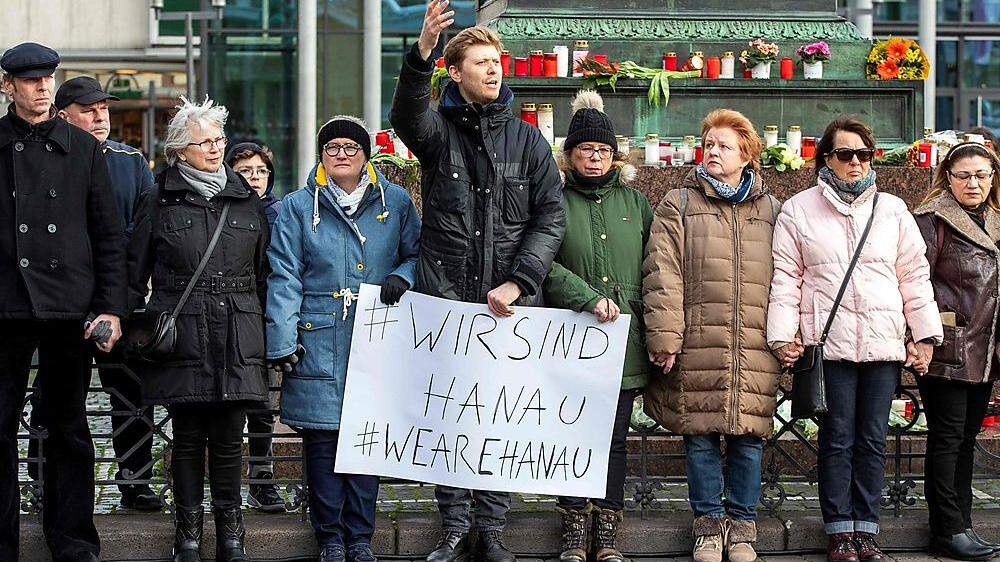 Entsetzen in Deutschland nach dem Terroranschlag von Hanau