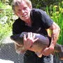 Peter Rieder versuchte die Fische noch zu retten 