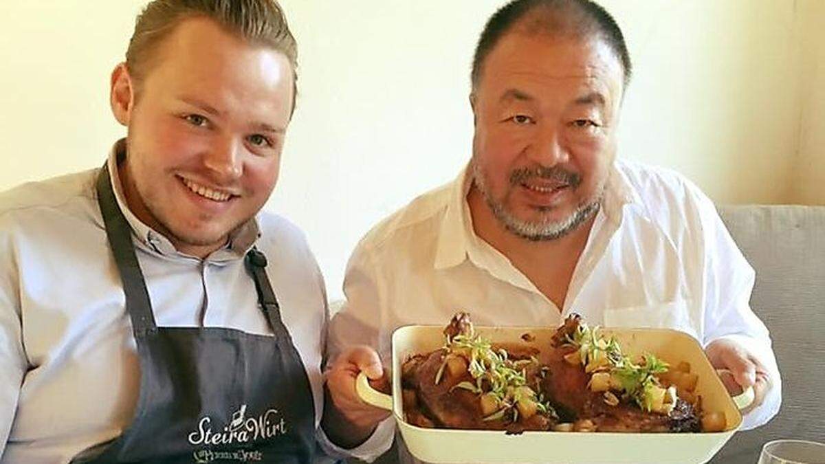 &quot;Ein unkomplizierter Gast&quot;: Rauch mit Ai Weiwei