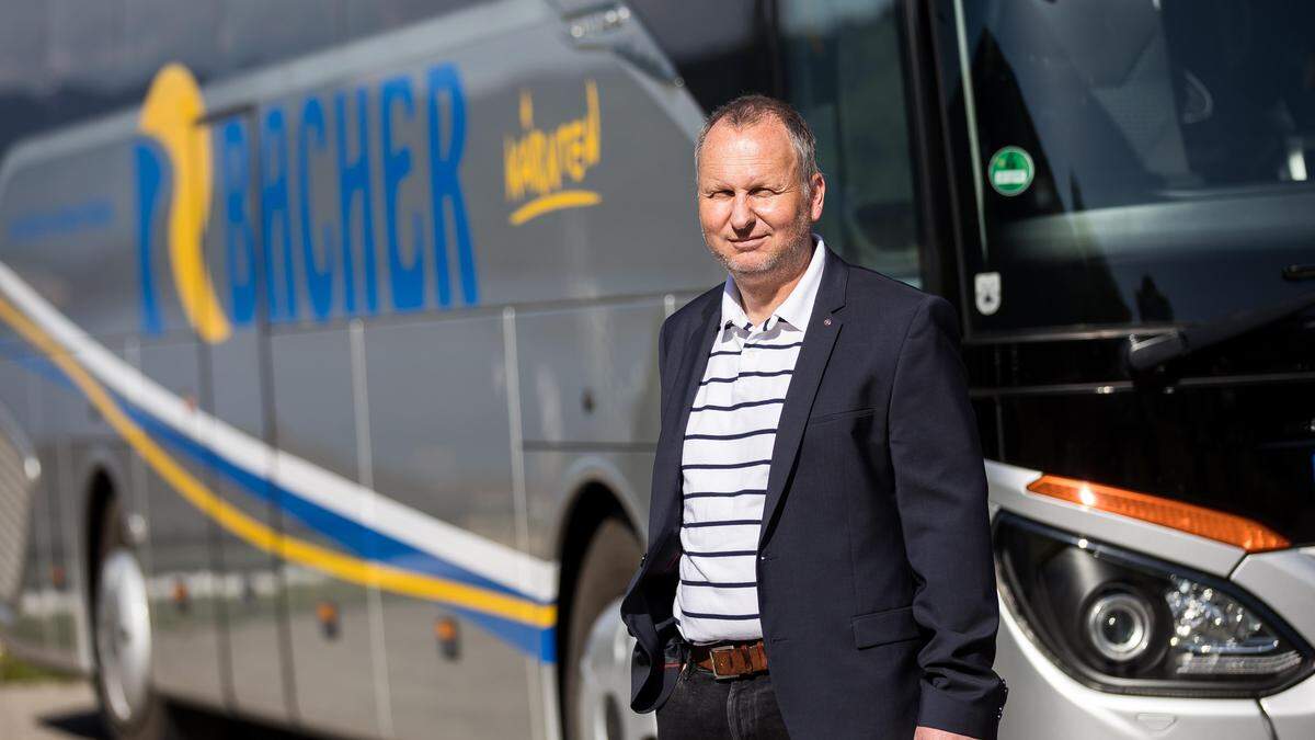 Busunternehmer Martin Bacher schuf die Voraussetzungen für drei HVO-Tankstellen in Radenthein, Feldkirchen und Gmünd