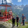 Techniker der ORS präsentierten die neue Betriebsseilbahn an der Senderanlage Rauchkofel