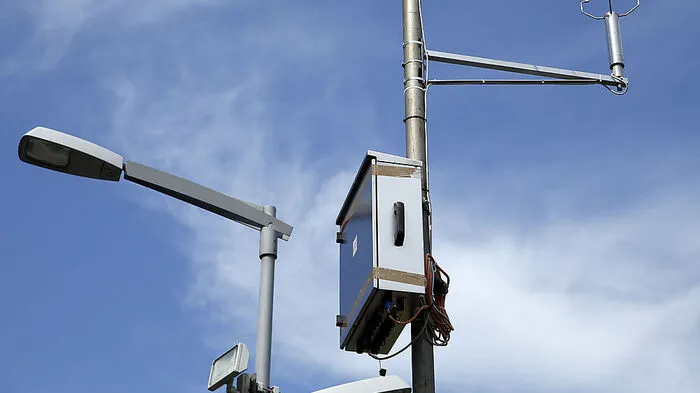 Die neue Windmessstation direkt an der Draulände