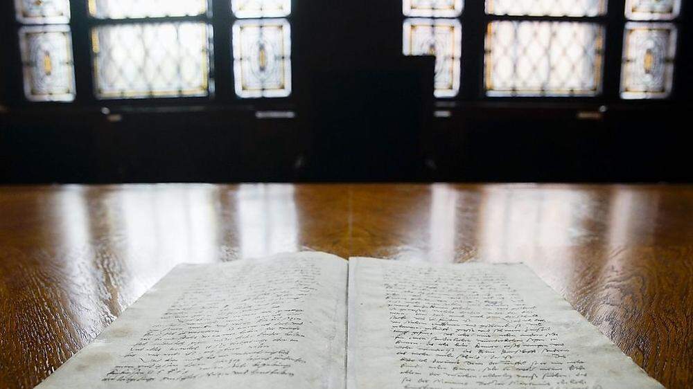 Handschrift von Martin Luther im Nationalmuseum in Budapest