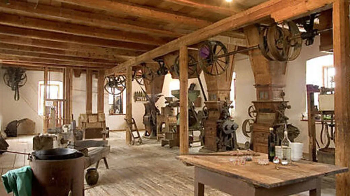 Im Kernölmuseum lässt sich die Entstehung des Öls mitverfolgen