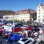Die Neuwagenschau auf dem Brucker Hauptplatz hat Tradition seit 1973
