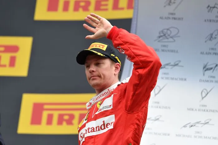Dritter wurde der Finne Kimi Räikkönen