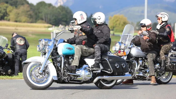 Heute Mittage startete die Harley-Parade 2022 in Faak am See