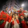 Marokkos Fans jubelten mit ihrer Mannschaft über den Aufstieg