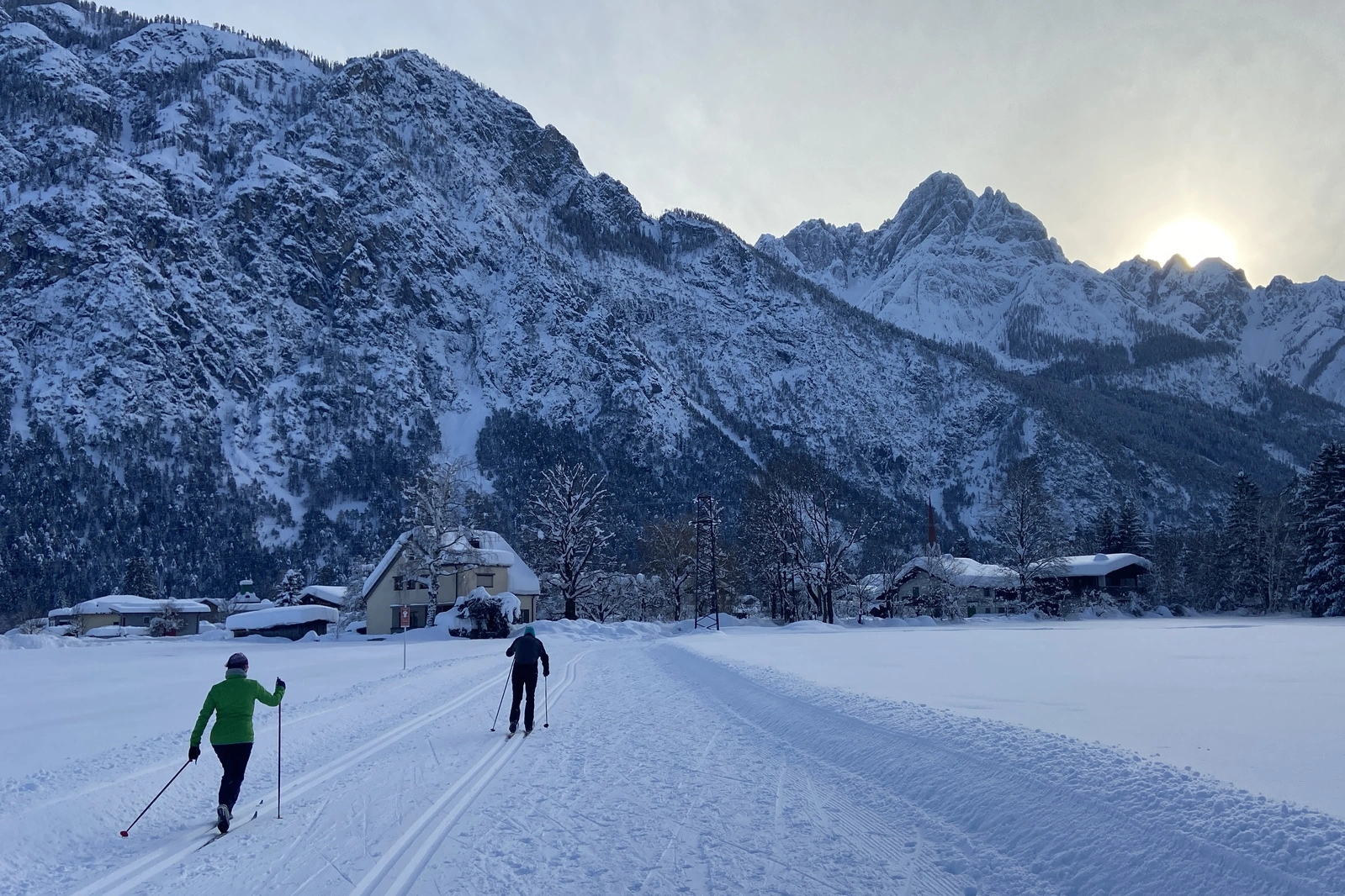 Langlaufen im Bezirk Lienz boomt auch dank der famosen Landschaften – wie hier in Lavant
