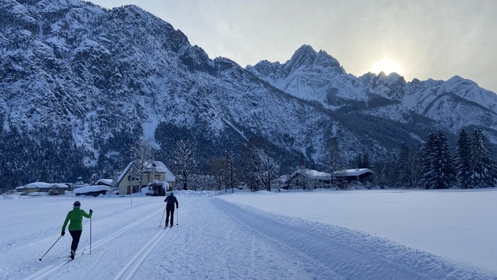 Langlaufen im Bezirk Lienz boomt auch dank der famosen Landschaften – wie hier in Lavant
