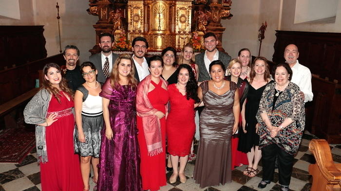 Musikerinnen und Musiker des „American Institute of Musical Studies“ (AIMS) gaben in der Pfarrkirche von Kainach ein Konzert.