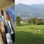 Pinsel statt Schläger: Der „Wiesionen“-Künstler-Workshop findet zum Jubiläum am Golfplatz Wolfsberg statt