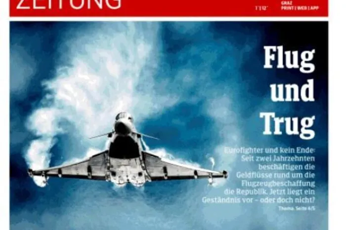 Die Eurofighter haben viele Titelseiten der letzten Jahre geziert - so auch heuer diese Ausgabe im Februar.