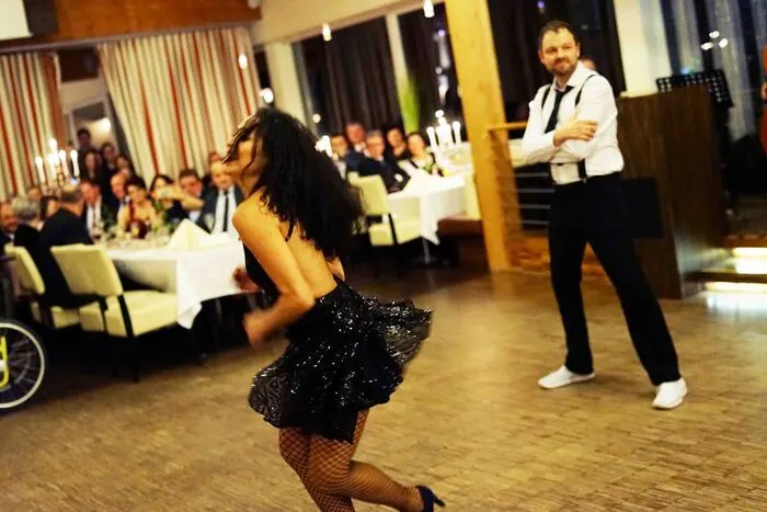 Das Tanzpaar "Markus und Carla" sorgte für einen tänzerischen Höhepunkt.