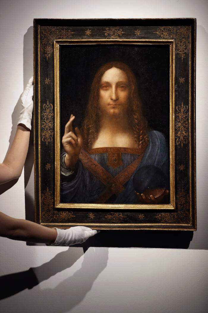 Der da Vinci wurde um fast 400 Millionen ersteigert. Warum das Gemälde nicht gezeigt wird, ist nicht bekannt.