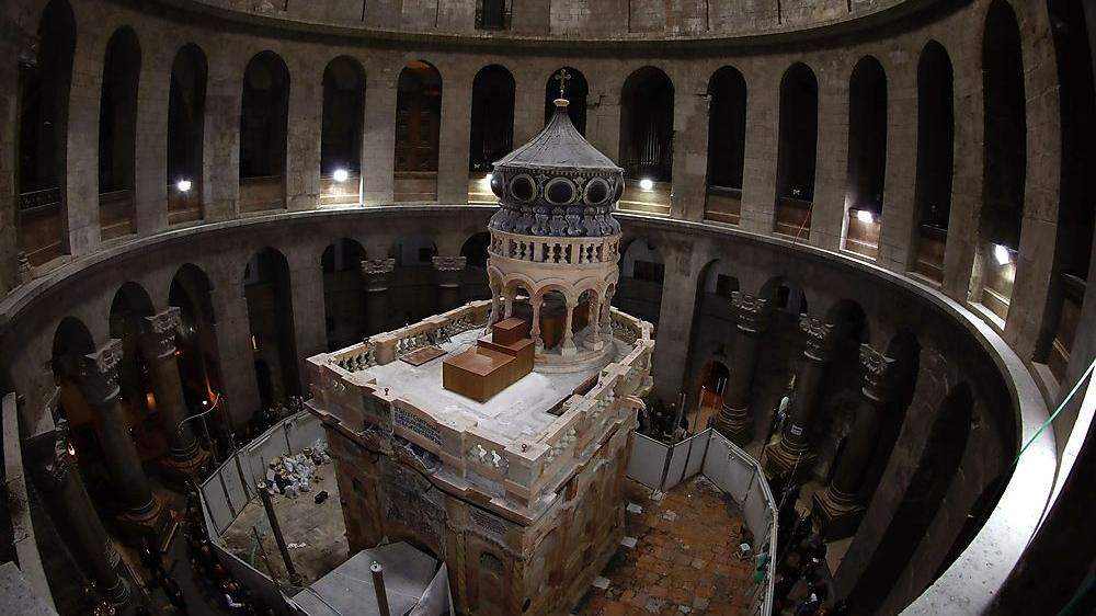 Die Kirche vom heiligen Grab in der Altstadt von Jerusalem