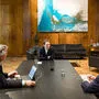 Sebastian Kurz im historischen Kanzlerzimmer mit Thomas Götz und Hubert Patterer: „Der schlimmste Moment war der Einstieg in die Spitzenpolitik“