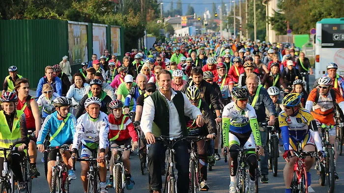 Am autofreien Tag geht es auf der Tour de Graz durch die Stadt