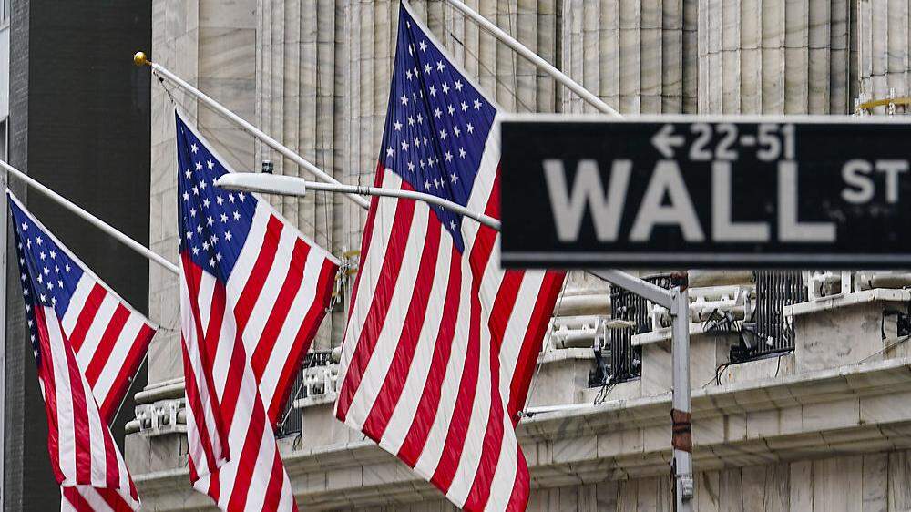 Die wichtigste Börse der Welt: Die Wall Street in Downtown, New York