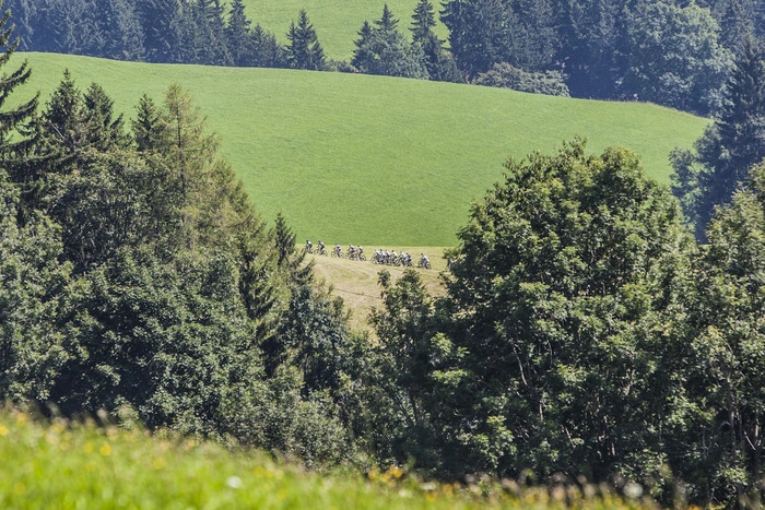 Dabei legten die Sportler bei der langen Strecke 38 Kilometer und 1110 Höhenmeter und bei der kurzen Strecke 25 Kilometer und 620 Höhenmeter zurück.