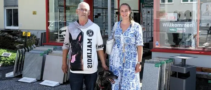 Klaus Schneider, Hündin Sheila und Arabella Schloffer
