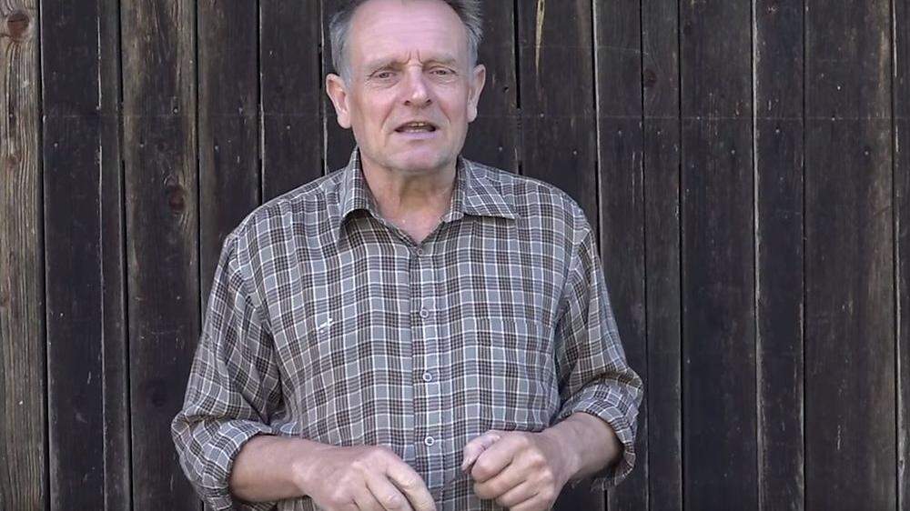 Der Gesuchte: Friedrich Felzmann (66) - Ausschnitt aus einem seiner vielen Youtube-Videos