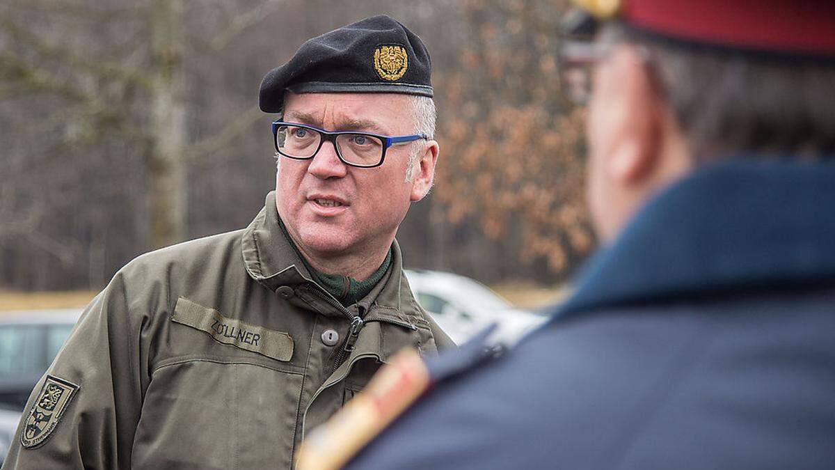 Brigadier Heinz Zöllner, Militärkommandant von Steiermark