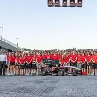Studentinnen und Studenten am Red Bull Ring