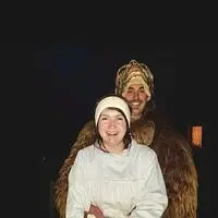 Manfred Jestl und seine Ehefrau Romana bei einem Krampuslauf vor einigen Jahren