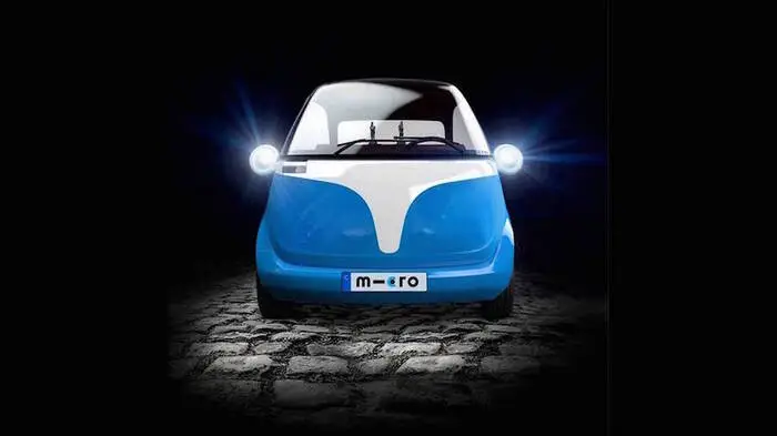 Der rund 2,4 Meter kurze Kleinstwagen Microlino erinnert nicht umsonst an die Isetta von BMW (oder vielmehr an ihr Original von Iso).