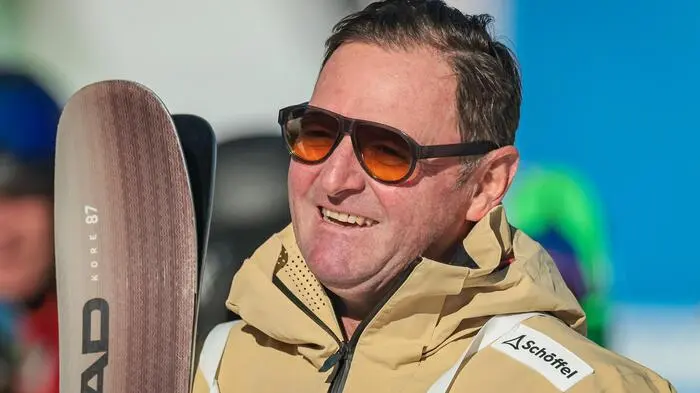 Hatte leicht lachen: Patrick Ortlieb, selbst Olympiasieger und Weltmeister, kam der Zeit von Franz Klammer bis auf acht Hundertstelsekunden nahe