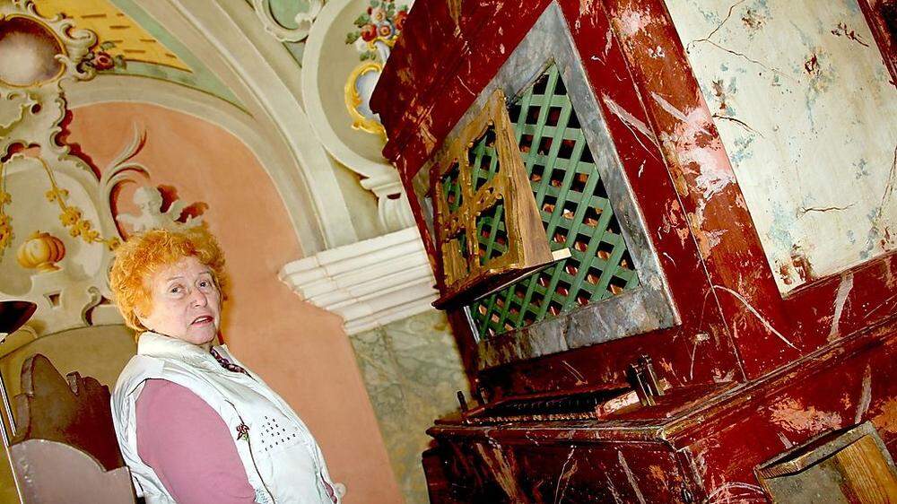 Elisabeth Magold sammelte zehn Jahre lang für die Restaurierung der 235 Jahre alten Orgel 