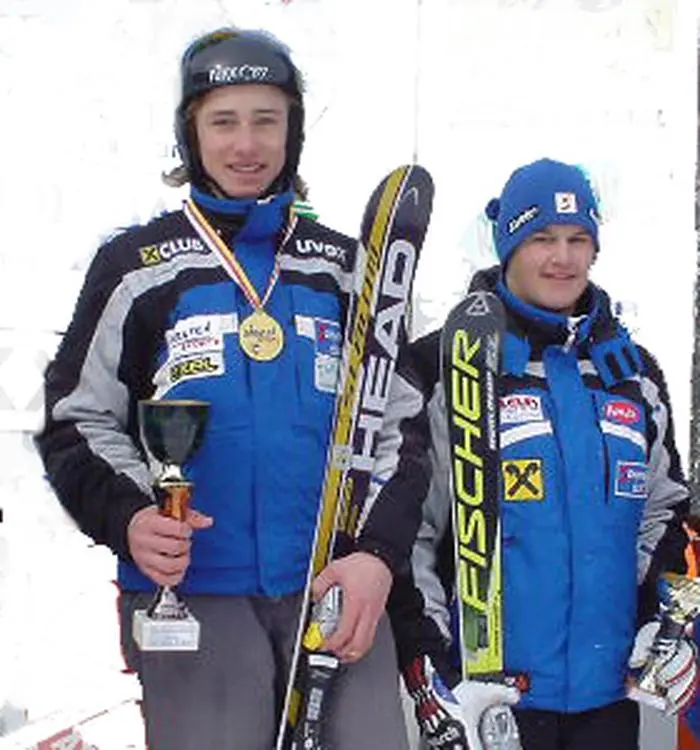 SC Gerlitzen-Athlet Mayer 2005 bei einem Jugendrennen