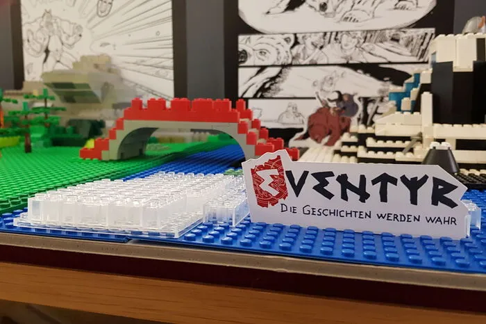 Bernd Trübswasser mit Lego-Diorama