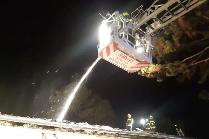 Am Abend musste die Feuerwehr erneut ausrücken