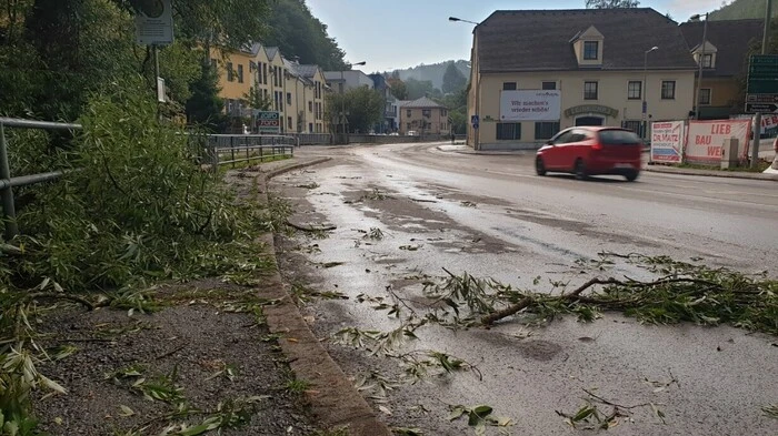 Massive Schäden hinterließen jene Unwetter, die...