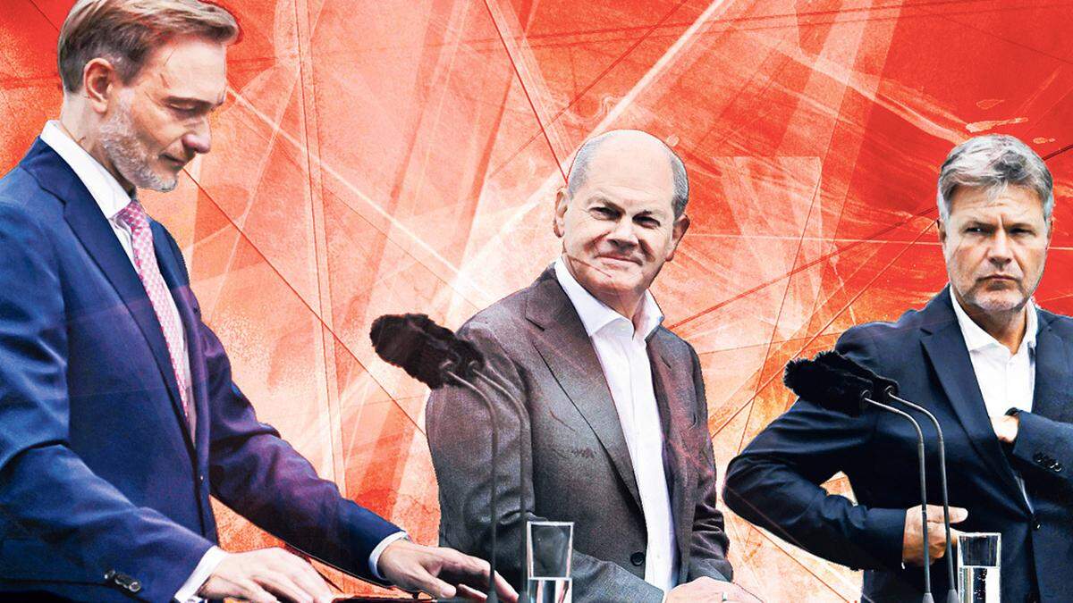 Deutschlands Triumvirat der Macht: Lindner, Scholz und Habeck 