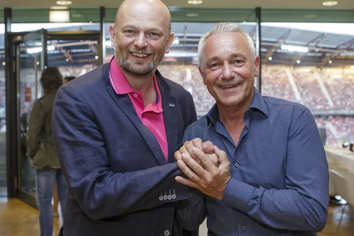 Werber unter sich: Christian Kresse und Hannes Anton