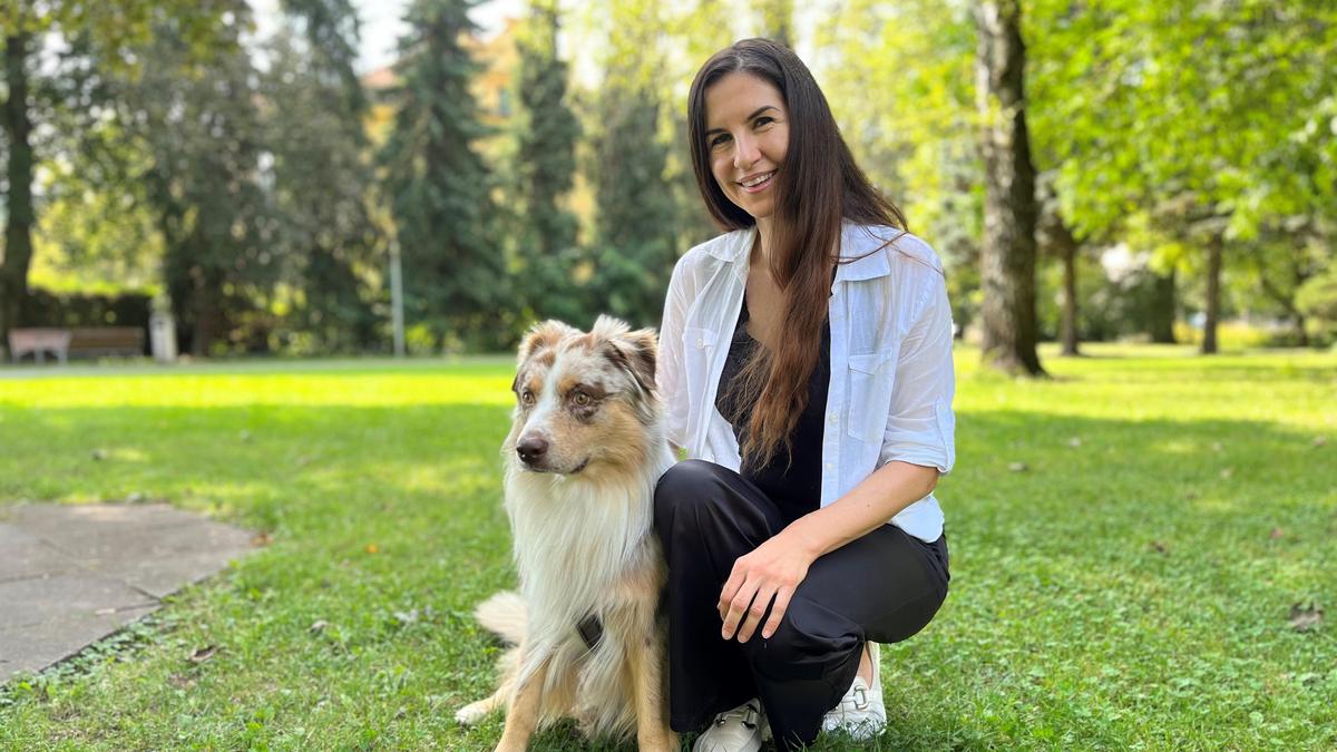 Andrea Pichler und ihr Australian Shepherd Sparky sind ein absolut unzertrennliches Team