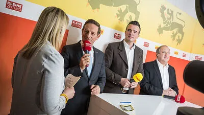 Die Spitzenkandidaten zu Gast im Wahlstudio der Kleinen Zeitung