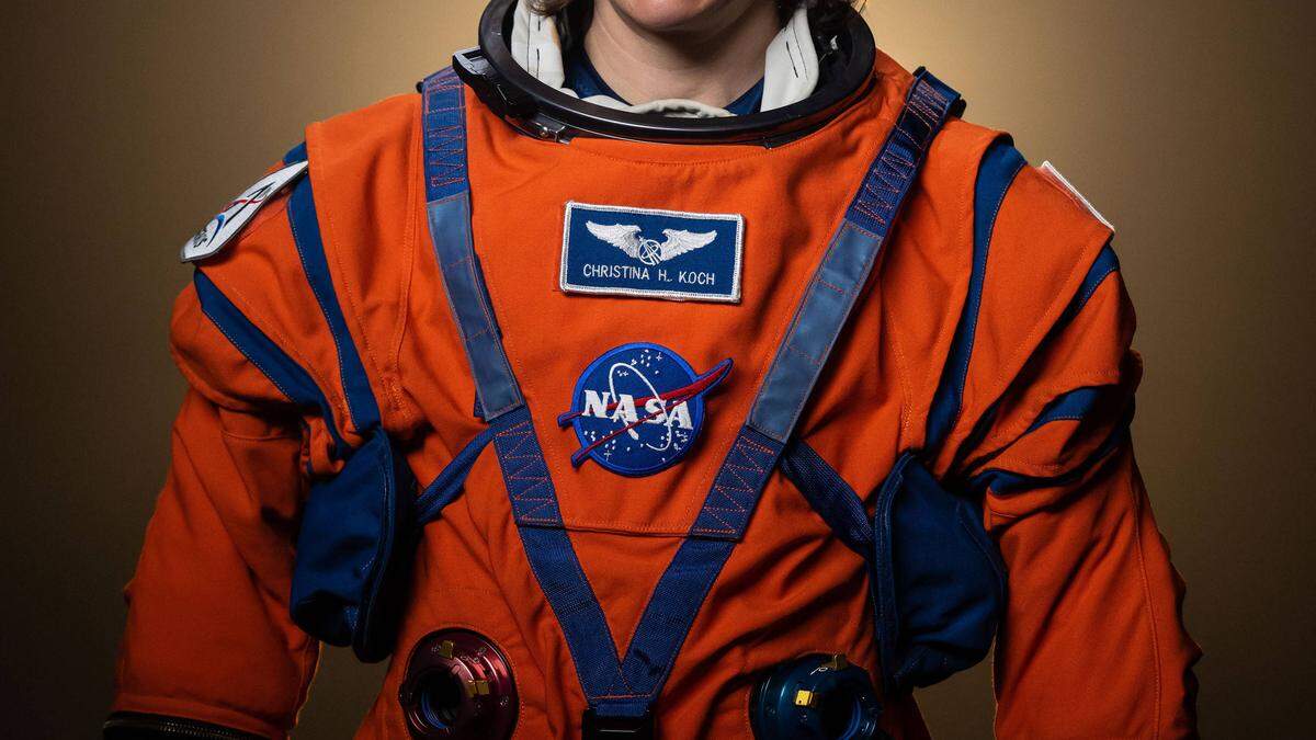 Christina Koch, die US-Astronautin aus Michigan, wird im November 2024 die erste Frau sein, die zum Mond fliegt