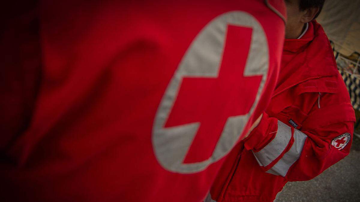 Die vier Männer wurden vom Roten Kreuz ins UKH Graz eingeliefert