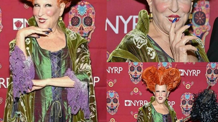 Bette Midler mimt Winifred Sanderson. Schon 1993 war sie in diese Rolle geschlüpft - damals noch vor der Kamera.