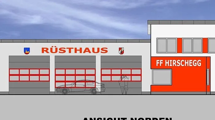 So könnte das neue Rüsthaus in Hirschegg aussehen