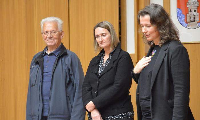 Janez Žmavc, Maja Weiss und Ulli Gollesch (von links)