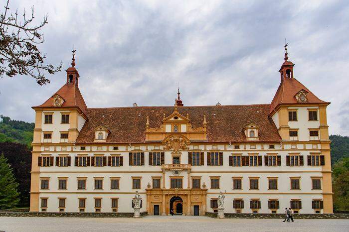 Schloss Eggenberg überzeugt auch in den Innenräumen mit seiner prunkvollen Optik